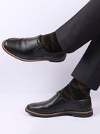 Shop Men Black Formal Superior Comfort Slip On Shoes Online.