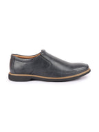 Shop Men Navy Blue Formal Superior Comfort Slip On Shoes Online.