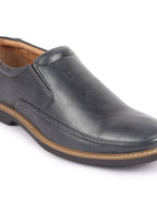 Shop Men Navy Blue Formal Superior Comfort Slip On Shoes Online.