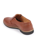 Shop Men Tan Formal Superior Comfort Slip On Shoes Online.