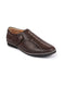 Men Brown Casual Cap Toe Hand Stitched Sandal Style Slip On Shoes