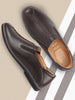 Men Brown Casual Cap Toe Hand Stitched Slip On Shoes