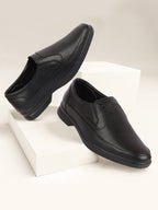 Shop Men Black Formal Office Meetings All Day Long Outdoor Slip On Shoes Online.