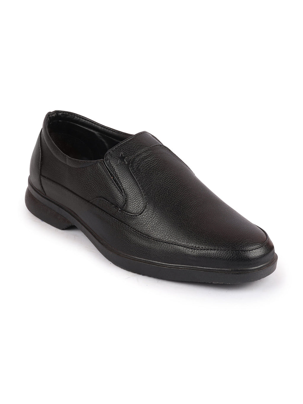 Shop Men Black Formal Office Meetings All Day Long Outdoor Slip On Shoes Online.