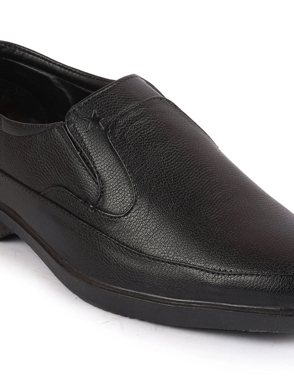 Shop Men Black Formal Office Meetings All Day Long Outdoor Slip On Shoes Online.
