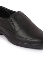 Shop Men Black Formal Office Meetings All Day Long Outdoor Slip On Shoes Online.