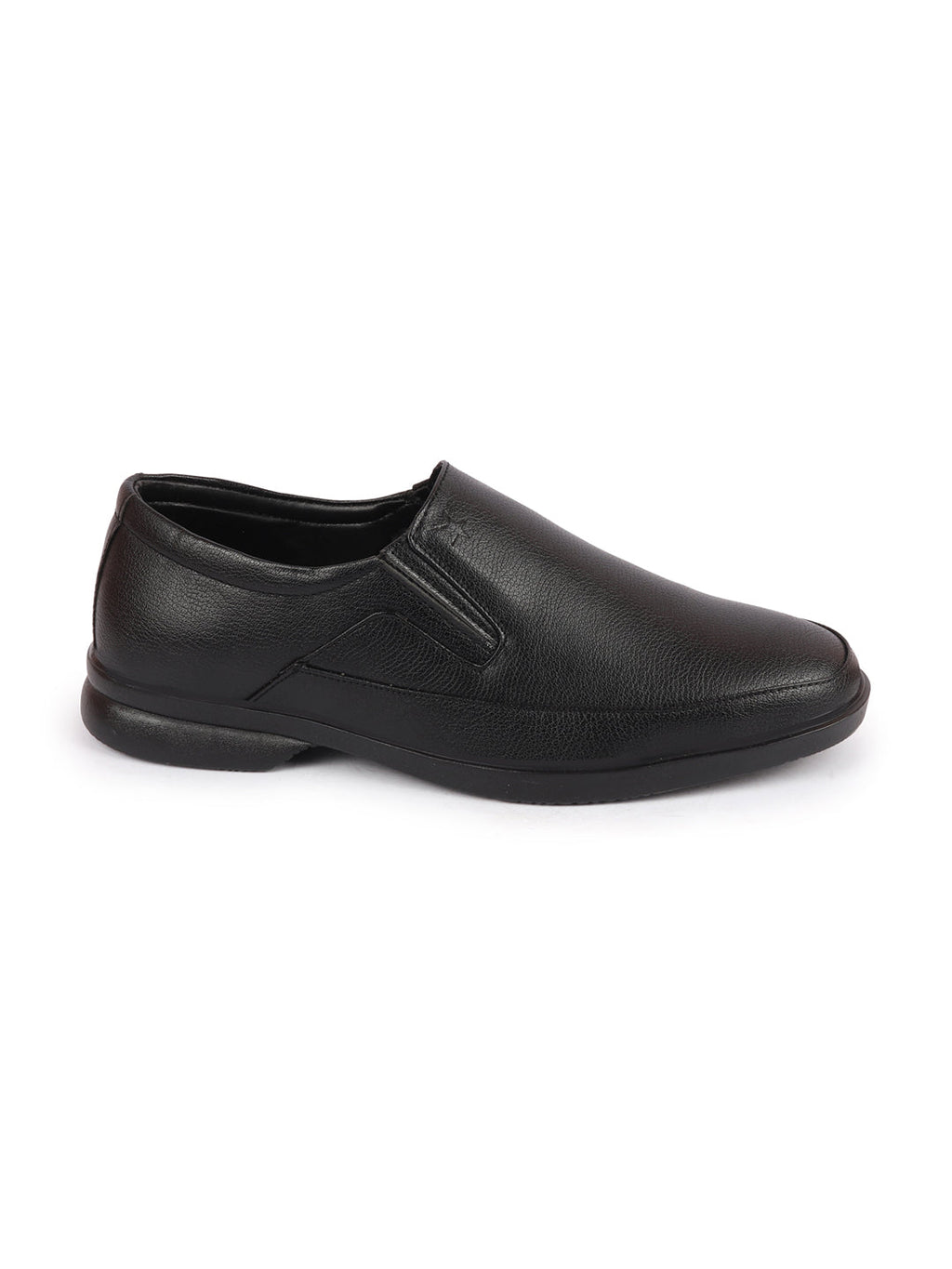 Shop Men Black Formal Outdoor Office Slip On Shoes Online.