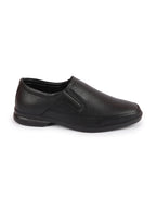 Shop Men Black Formal Outdoor Office Slip On Shoes Online.