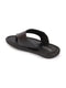 Men Black Outdoor Comfort Thong Slipper Sandals