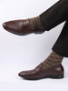 Men Cherry Textured Print All Day Comfort Formal Party Penny Loafer Slip-On Shoes