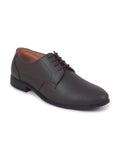 Men Brown Formal Lace-Up Oxford Shoes