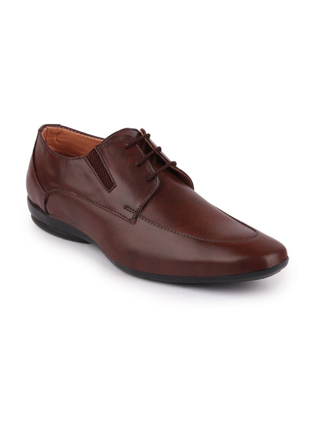 Shop Men Brown Formal Lace-Up Derby Shoes Online.