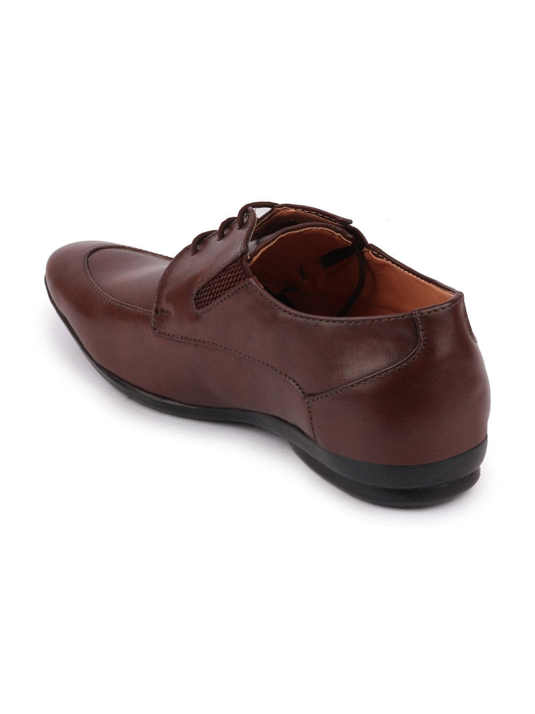 Shop Men Brown Formal Lace-Up Derby Shoes Online.