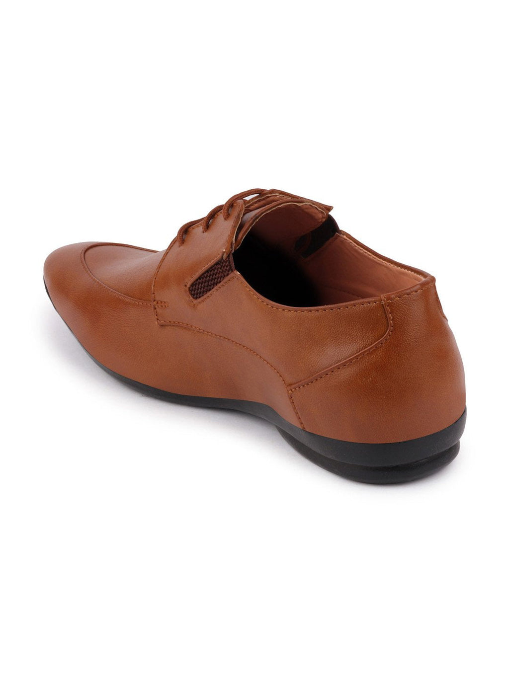 Shop Men Tan Formal Lace-Up Derby Shoes Online.