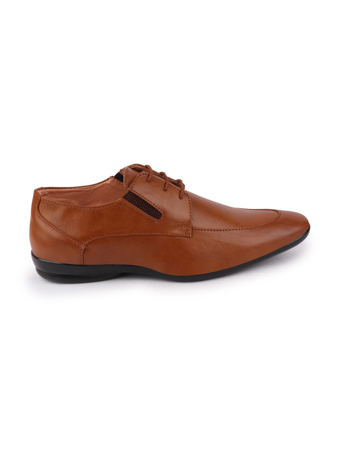 Shop Men Tan Formal Lace-Up Derby Shoes Online.