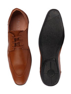 Shop Men Tan Formal Lace-Up Derby Shoes Online.
