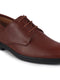 Men Tan Formal Leather Lace-Up Derby Shoes