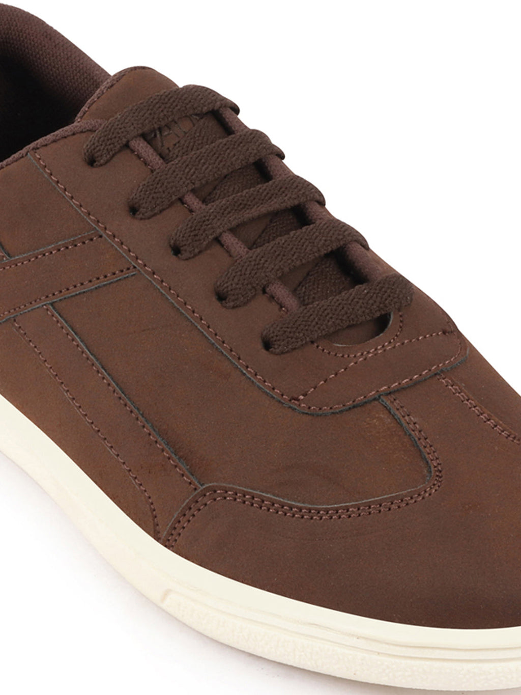 Shop Men Brown Trendy Fashion Classic Super Light Speedy Runs Anti Skid Lace Up Sneakers Shoes Online.