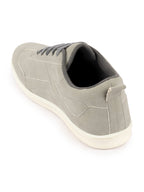 Shop Men Grey Trendy Fashion Classic Super Light Speedy Runs Anti Skid Lace Up Sneakers Shoes Online.