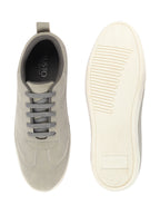 Shop Men Grey Trendy Fashion Classic Super Light Speedy Runs Anti Skid Lace Up Sneakers Shoes Online.