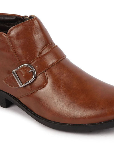 boots for men high ankle leather