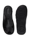 Men Black Casual Leather Slip-On Slippers