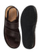 Men Brown Formal Toe Ring Dress Sandals