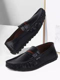 Men Blue Casual Slip-On Loafers