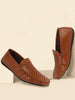 Men Tan Casual Slip-On Loafers
