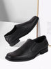 Men Black Plus Size Genuine Leather Formal Slip On Shoes