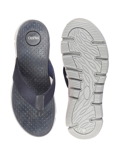 Shop Men Blue Phylon Sole Flexible Ultrasoft Outdoor & House Slippers Online.