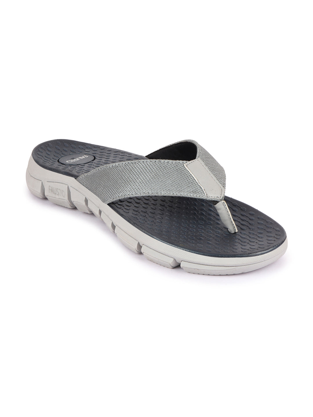 Shop Men Grey Phylon Sole Flexible Ultrasoft Outdoor & House Slippers Online.
