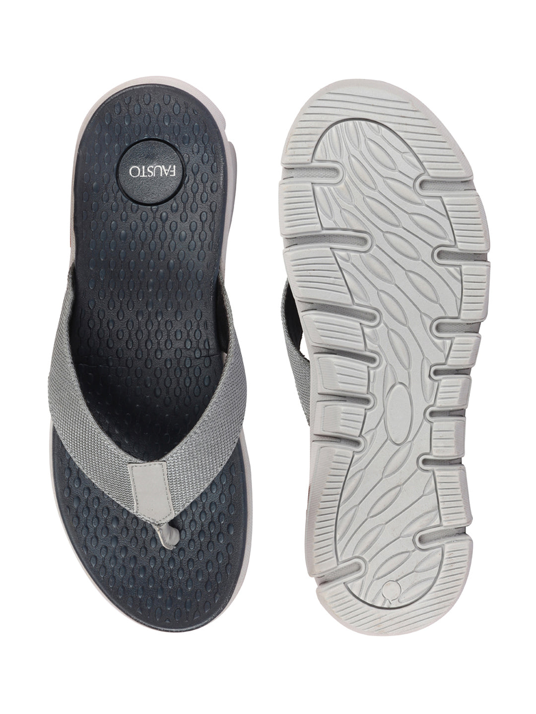 Shop Men Grey Phylon Sole Flexible Ultrasoft Outdoor & House Slippers Online.