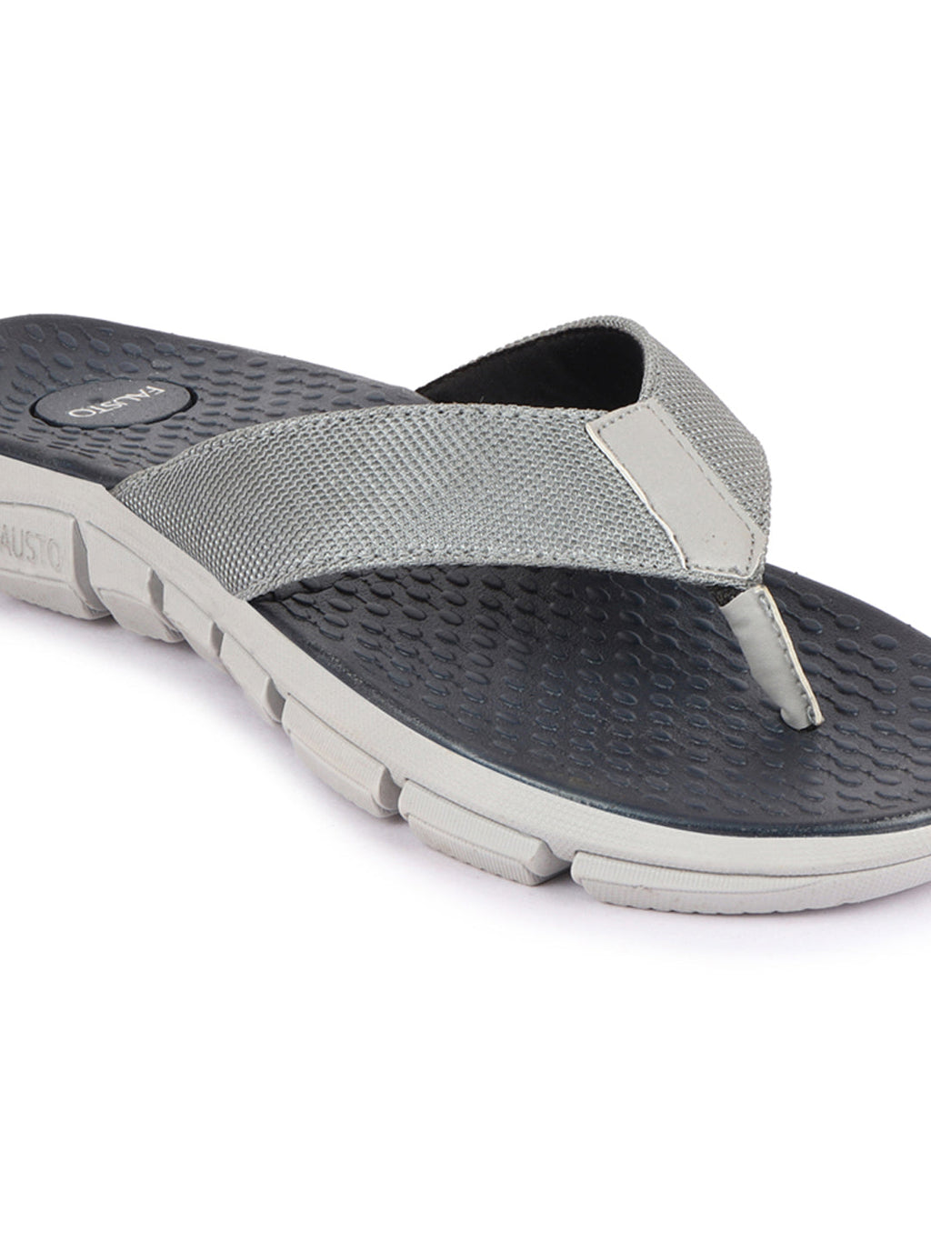 Shop Men Grey Phylon Sole Flexible Ultrasoft Outdoor & House Slippers Online.