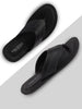 Men Black Indoor & Outdoor Slippers