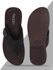 Men Black Slip On Indoor & Outdoor Slippers With Buckle Strap