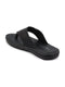 Shop Men Black Side Stitched Slippers Online.