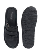 Shop Men Navy Blue Slip On TPR Sole Side Stitch Outdoor & Indoor Slippers Online.