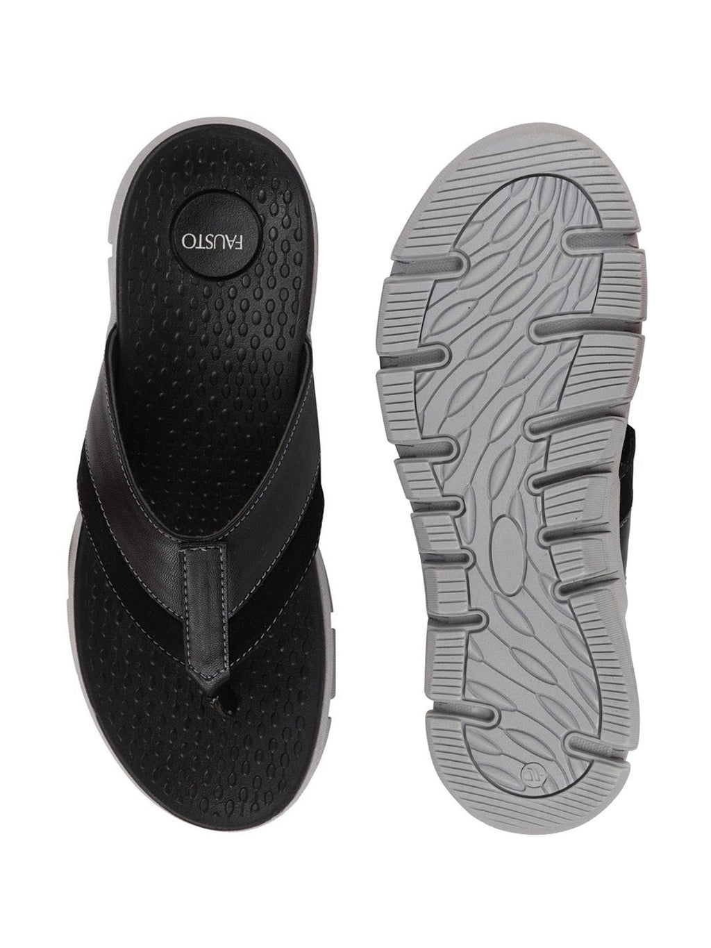 Shop Men Black Casual Flexible Phylon Sole Slippers Online.