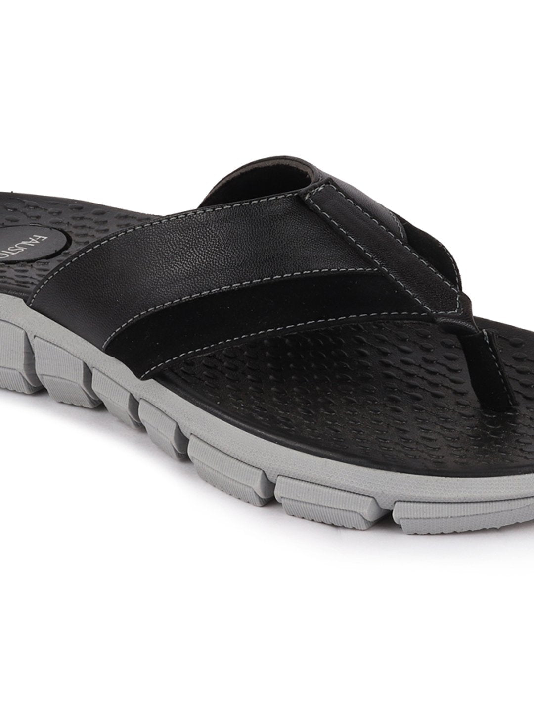 Shop Men Black Casual Flexible Phylon Sole Slippers Online.