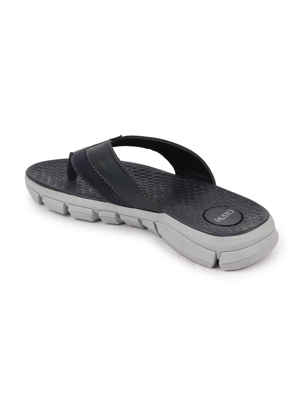 Shop Men Navy Blue Slip On Casual Flexible Phylon Sole Slippers Online.
