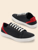 Men Navy Blue Stylish Lace Up Sneakers