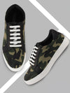 Men Army Trending Lace Up Camouflage Sneakers