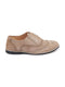 Men Camel Suede Leather Brogue Shoes with TPR Welted Sole