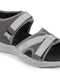 Men Grey Outdoor Sports Phylon Sole Flexi Sandals & Floaters