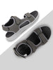 Men Grey Outdoor Sports Adjustable Phylon Sole Flexi Sandals & Floaters
